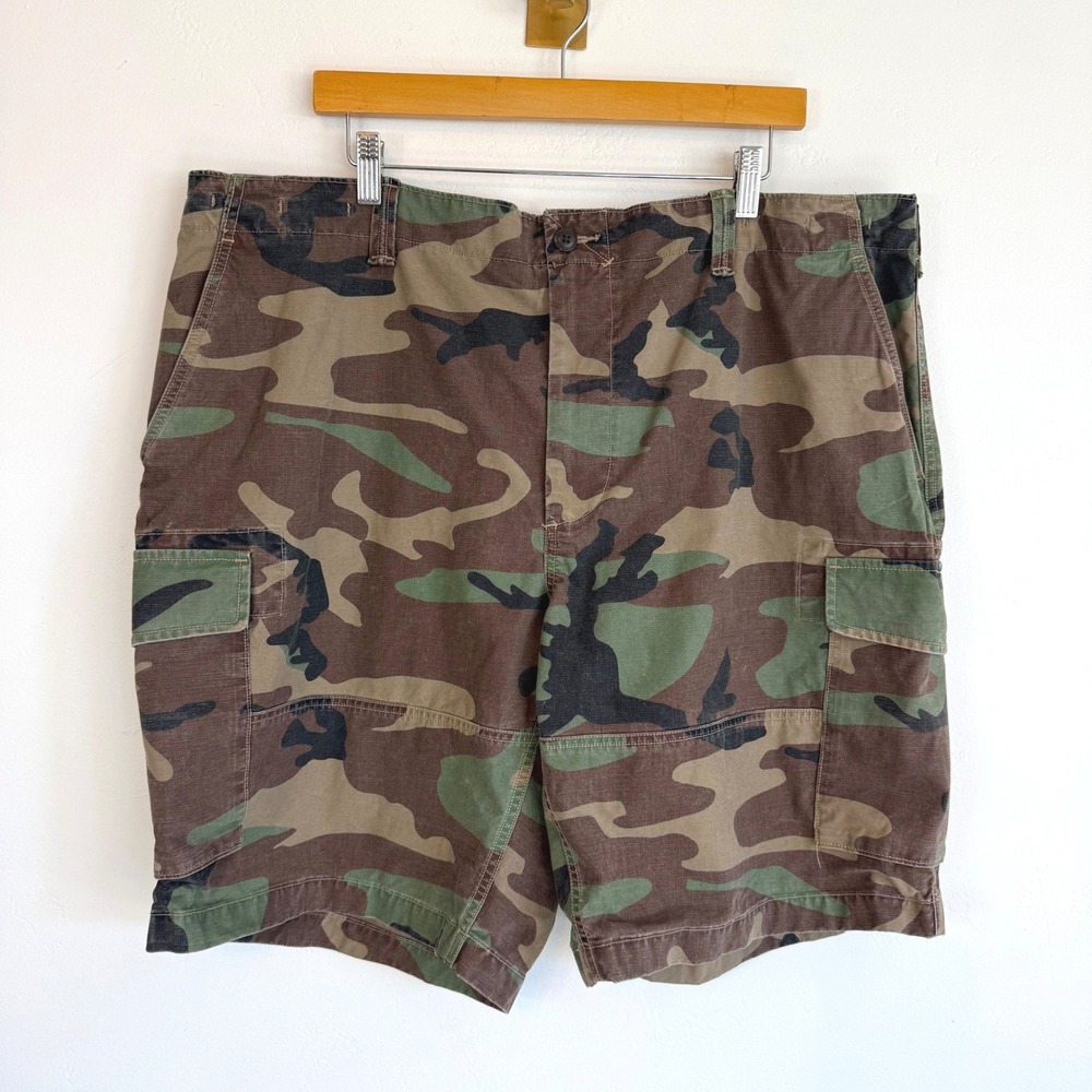 Polo Ralph Lauren Camo Cargo Shorts 42 Woodland Military Utility Gorpcore